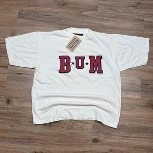 dead stock boxy cropped fit vintage 90s bum equipment graphic tee
